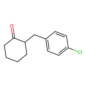 Cyclohexanone, 2-p-chlorobenzyl- structure