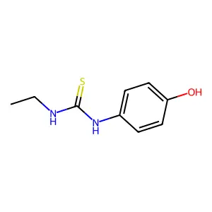 1-Ethyl-3-(4-hydroxyphenyl)thiourea structure