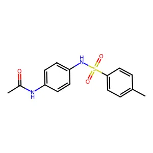 N-(4-{[(4-methylphenyl)sulfonyl]amino}phenyl)acetamide structure