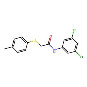 N-(3,5-dichlorophenyl)-2-[(4-methylphenyl)sulfanyl]acetamide structure