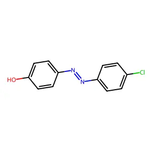 4-(2-(4-Chlorophenyl)diazenyl)phenol structure