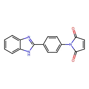 1-(4-(1H-Benzimidazol-2-yl)phenyl)-1H-pyrrole-2,5-dione structure