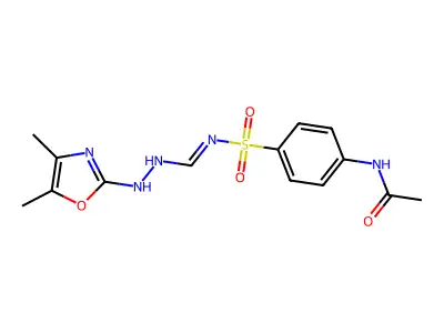 C14H17N5O4S structure