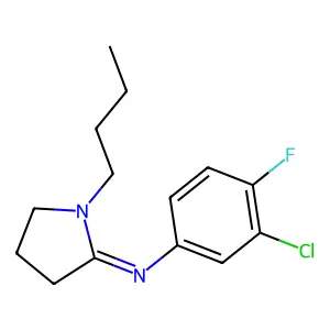 2-Oxazolidinone, 3-(3,4-dichlorophenyl)-5-(2-propynyloxymethyl)- structure