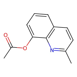 8-Acetoxyquinaldine structure