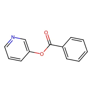 Pyridin-3-yl benzoate structure