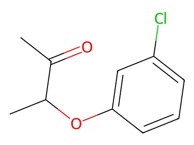 3-(3-Chlorophenoxy)butan-2-one structure
