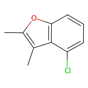Benzofuran, 4-chloro-2,3-dimethyl- structure