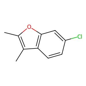 Benzofuran, 6-chloro-2,3-dimethyl- structure