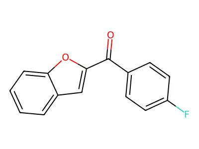 Methanone, 2-benzofuranyl(4-fluorophenyl)- structure