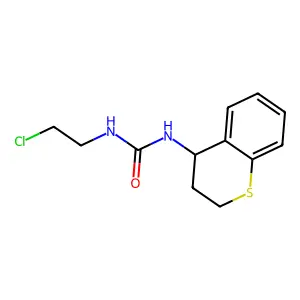Urea, 1-(2-chloroethyl)-3-(thiochroman-4-yl)- structure