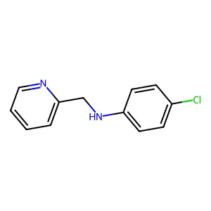 N-(4-Chlorophenyl)pyridine-2-methylamine structure