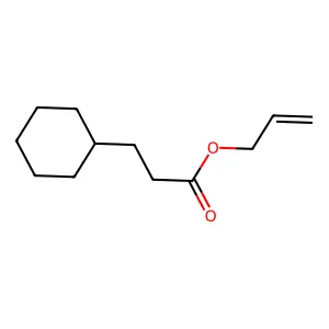环己基丙酸烯丙酯 structure