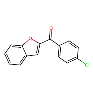 Methanone, 2-benzofuranyl(4-chlorophenyl)- structure