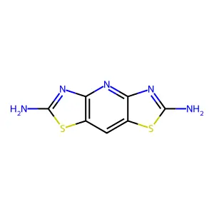 Dithiazolo[4,5-b:5',4'-e]pyridine-2,6-diamine structure
