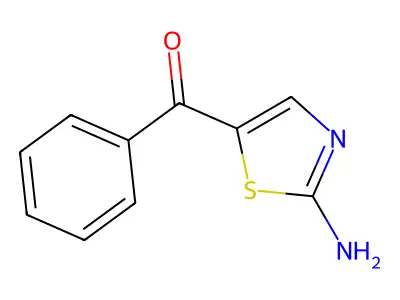 [2-(Methylamino)-1,3-thiazol-5-yl](phenyl)methanone structure