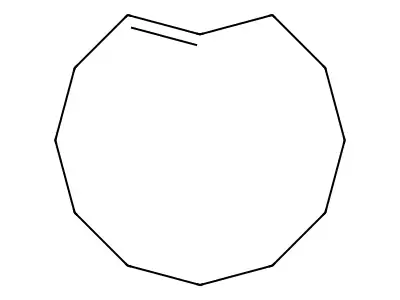 (E)-Cyclododecene structure