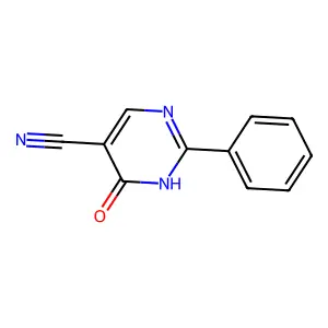 4-Hydroxy-2-phenyl-5-pyrimidinecarbonitrile structure