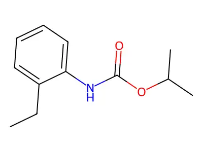 Isopropyl N-(2-ethylphenyl)carbamate structure