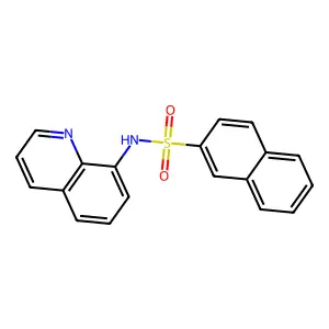 N-(quinolin-8-yl)naphthalene-2-sulfonamide structure
