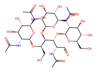 tetra-N-acetylchitotetraose structure