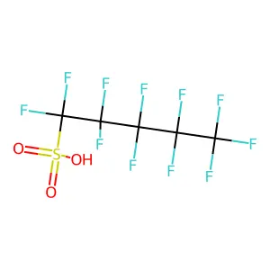 全氟戊烷磺酸 structure