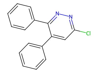 6-Chloro-3,4-diphenylpyridazine structure