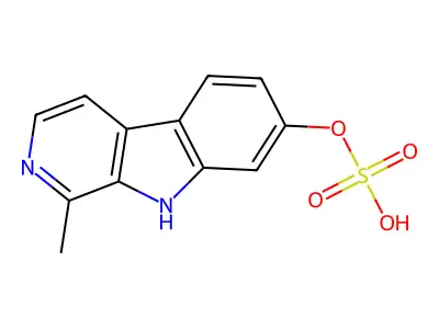 Harmol sulfate structure