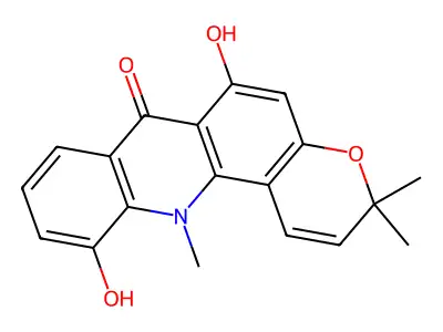 11-Hydroxynoracronycine structure