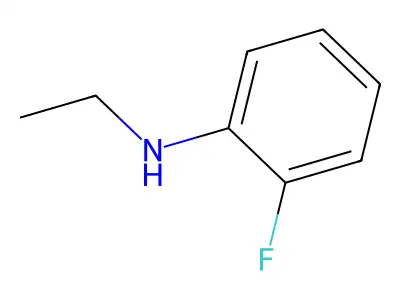 N-ethyl-2-fluoroaniline structure