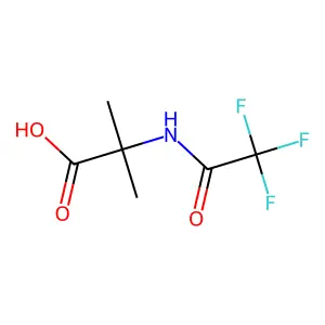 2-Methyl-2-(trifluoroacetamido)propanoic acid structure
