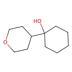 Cyclohexanol, 1-(tetrahydro-4-pyranyl)- structure