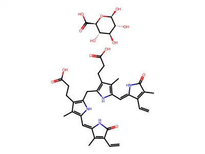 Bilirubin-glucuronoside structure