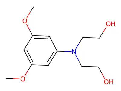2,2'-((3,5-Dimethoxyphenyl)azanediyl)diethanol structure
