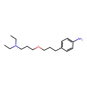 Aniline, p-(2-(3-(diethylamino)propoxy)propyl)- structure