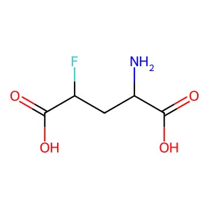 4-氟谷氨酸 structure