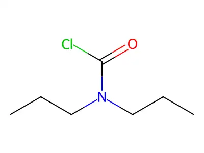 Dipropylcarbamoyl chloride structure