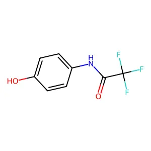 N-(4-hydroxyphenyl)trifluoroacetamide structure