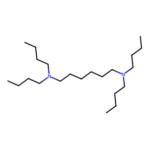 N,N,N',N'-Tetrabutylhexane-1,6-diamine structure