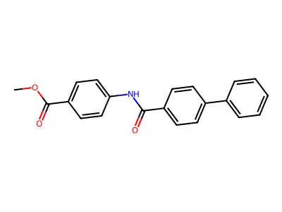 Methyl 4-[(4-phenylbenzoyl)amino]benzoate structure