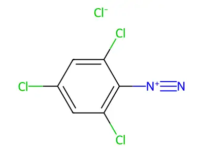 2,4,6-Trichlorobenzenediazonium chloride structure