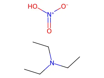Triethylazanium nitrate structure