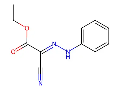 Acetic acid, cyano(phenylhydrazono)-, ethyl ester, (Z)- structure