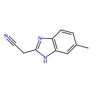 6-甲基-1H-苯并咪唑-2-乙腈 structure