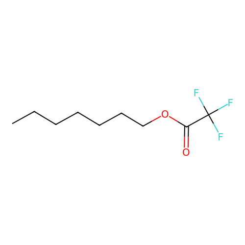 Heptyl trifluoroacetate structure