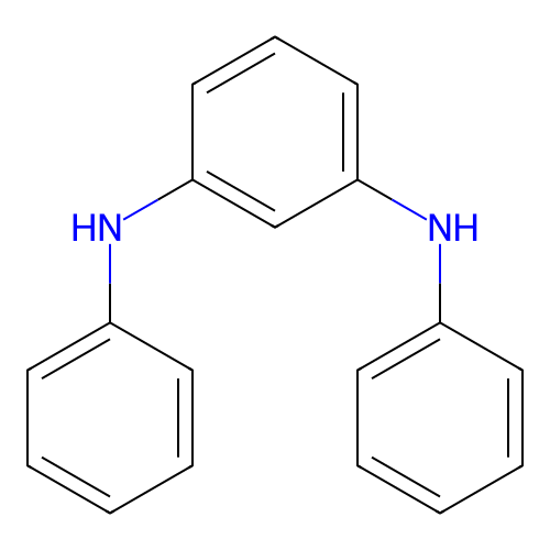 N1,N3-Diphenyl-1,3-benzenediamine structure
