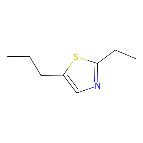 2-Ethyl-5-propylthiazole structure