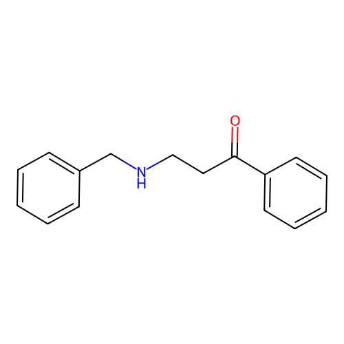 3-(Benzylamino)-1-phenylpropan-1-one structure