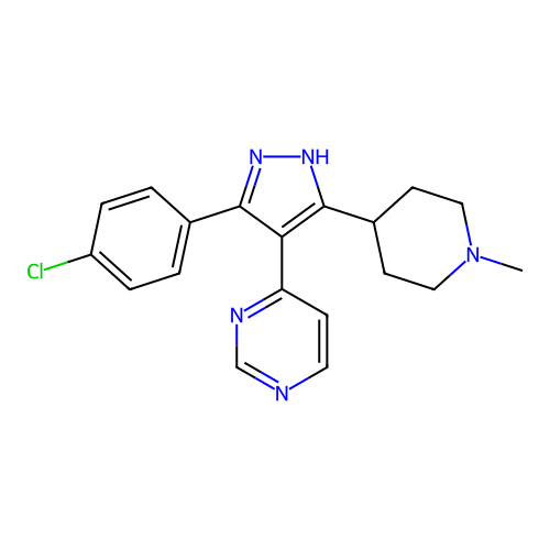 p38 MAP Kinase Inhibitor V structure