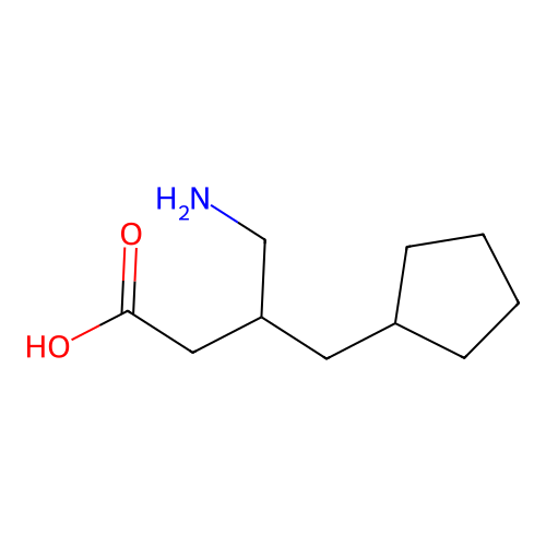 4-Amino-3-(cyclopentylmethyl)butanoic acid structure